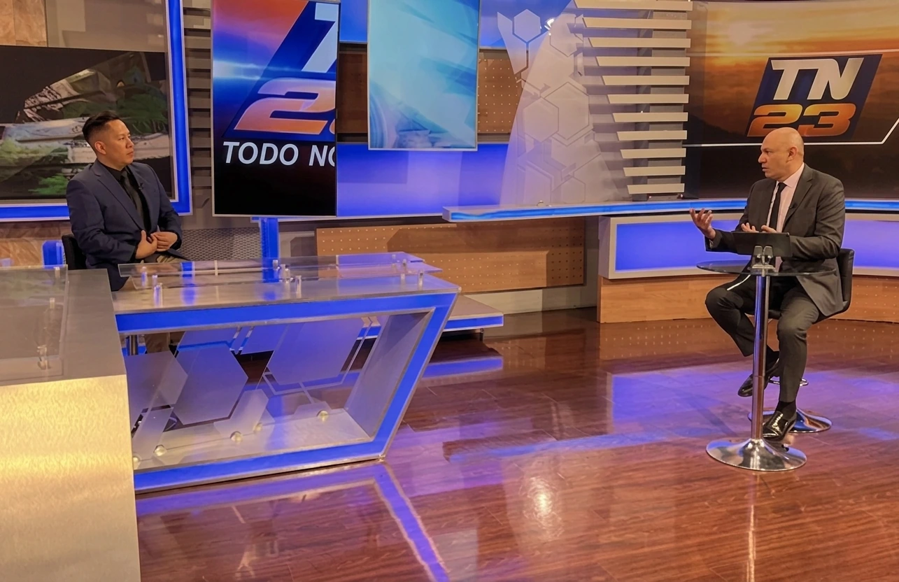 Oscar A. Ischiu featured in broadcast media