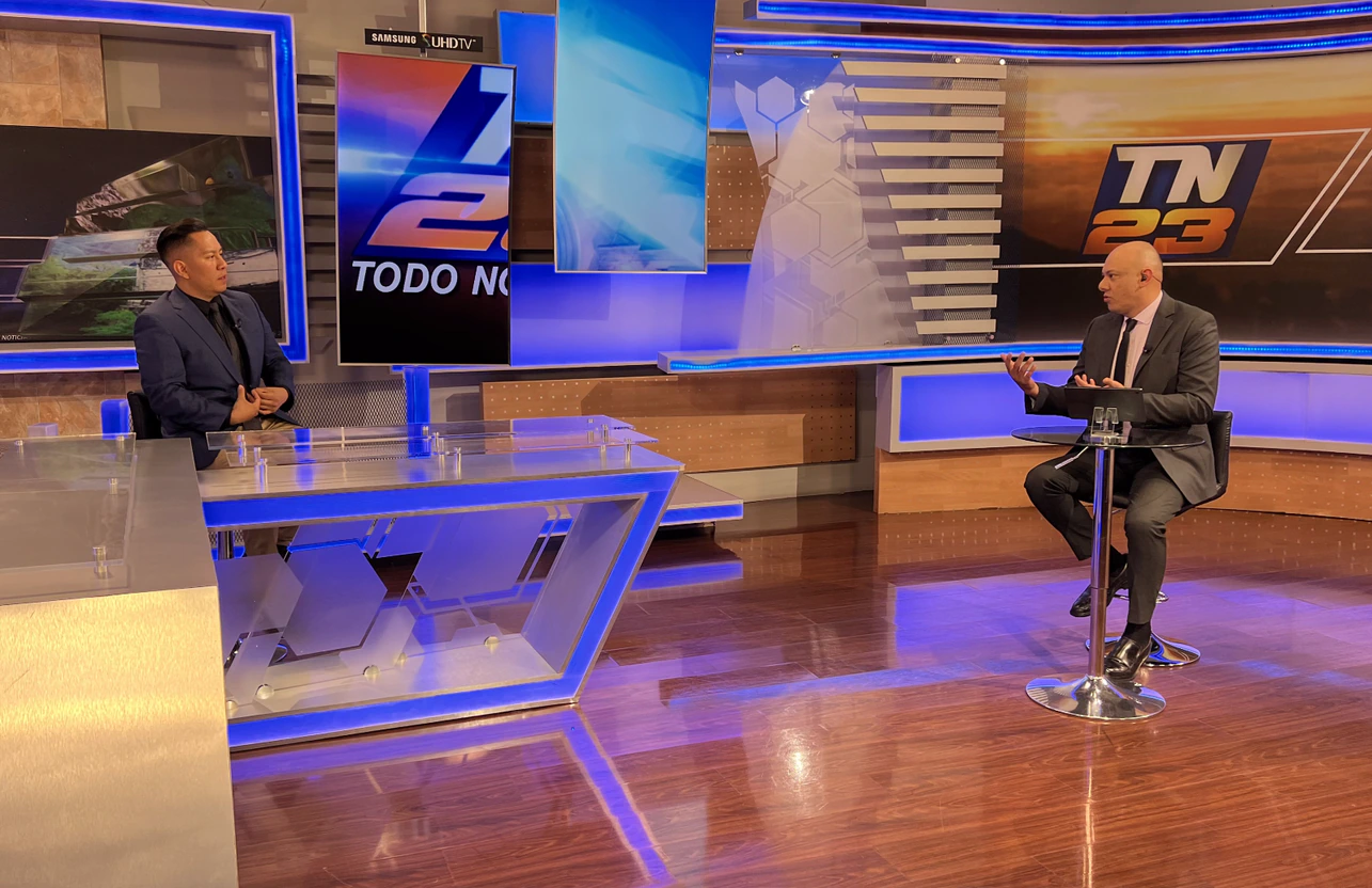 Oscar A. Ischiu featured in broadcast media