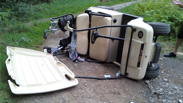 “Golf Cart Crashes